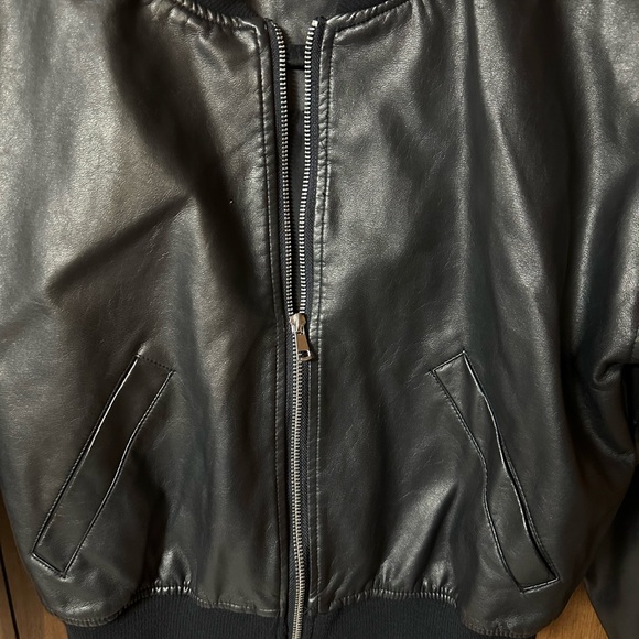 No Boundaries Black Bomber Jacket - Picture 4 of 6